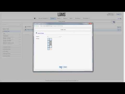 LDMS (web) Storage module: Adding a new freezer