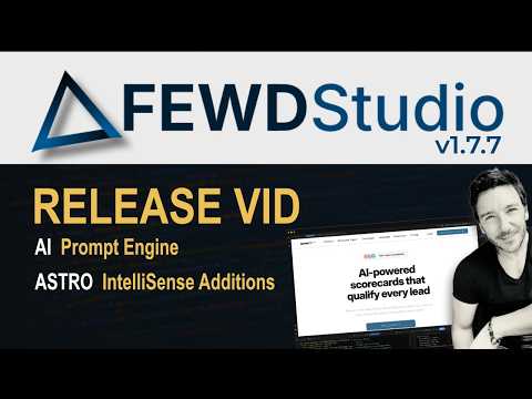 The New AI Prompt Engine in FEWD Studio 1.7.7 | The Must Have Code Editor For Vibe Coding Web Design