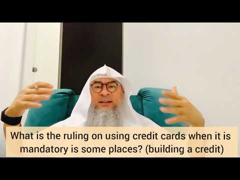 Ruling on using Credit Card when its mandatory in some places (Building a Credit) - Assim al hakeem