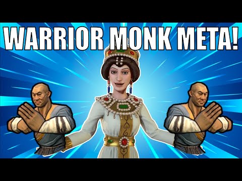 Civ 6 | FINALLY Has a Warrior Monk Meta (And It’s AMAZING) – (#1 Deity Byzantium Civilization VI)