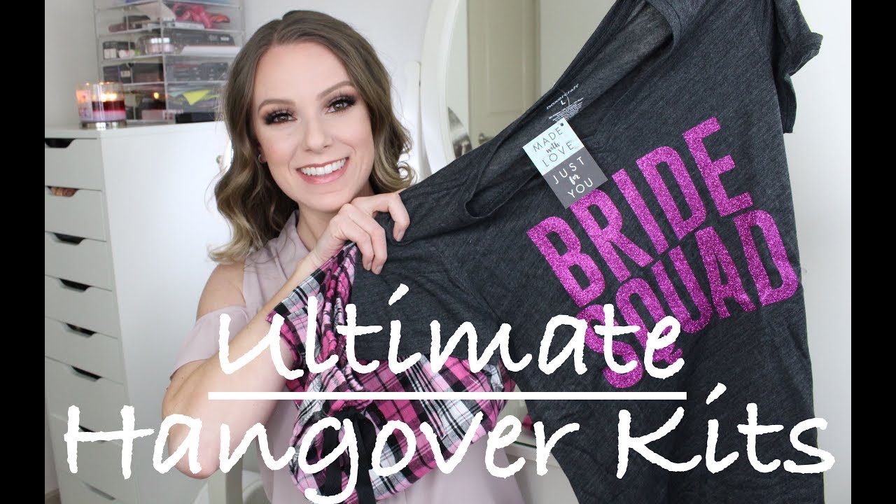 Wedding Wednesday | Bachelorette Party Gifts | Hangover Kits