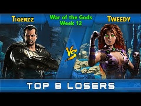 Titaniumtigerzz (Black Adam/Starfire)) Vs Tweedy (Starfire) - TOP 8 - Injustice 2 - WOTG S2W12