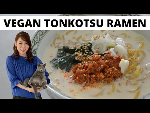 How to Make Healthy Vegan Tonkotsu Ramen in 10 Minutes!