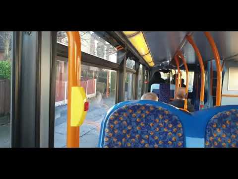 Mental Kickdown !! (MX58 VBA 19459) Stagecoach Manchester Dennis enviro 400 route 38