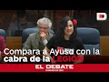Una diputada de Más Madrid compara a Ayuso con la cabra de la legión en el Pleno de la Asamblea