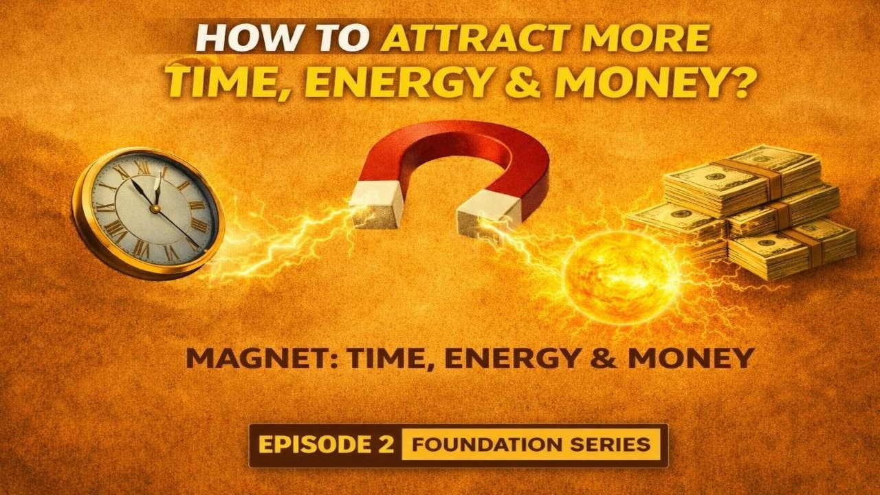 Foundation Series - 2: Be a Magnet - Attract Time, Energy, and Money