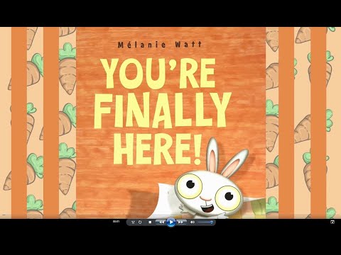 Home Page Video You’re Finally Here! by Melanie Watt is the PERFECT book for the first day of school! I set the premise that, like the bunny book character, I have been waiting, and waiting, and waiting for my new cl