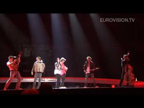 Ansambel Žlindra & Kalamari's first rehearsal (impression) at the 2010 Eurovision Song Contest