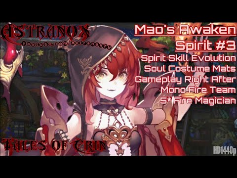 TALES OF ERIN Evolve Spirit Mao #3 80 to 120 - Soul Costume Evolution - Mao Evolve Session #3 Mats