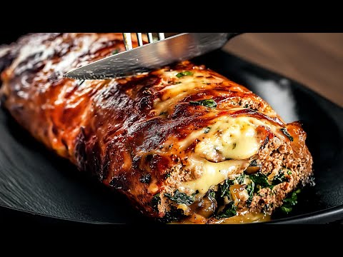 Savory Ground Beef and Veggie Roll with Mashed Potato Topping