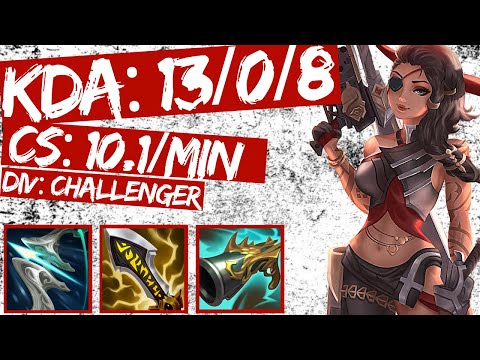 SAMIRA ADC s11 (KDA: 13/0/8): FULL GAME CHALLENGER REPLAY