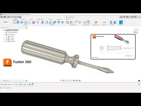 Fusion 360 – Screwdriver Design