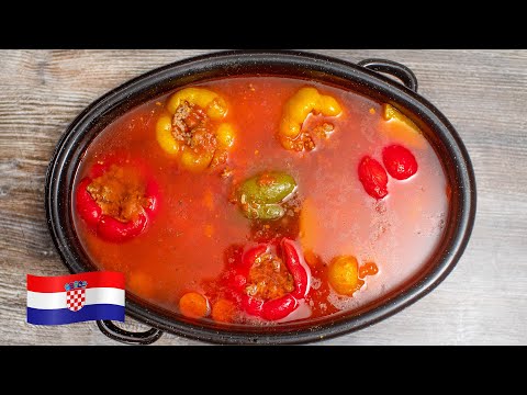 SO SCHMECKT EUROPA: Kroatien 🇭🇷 - Punjena Paprika