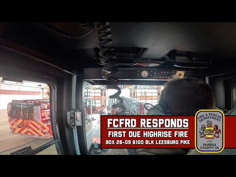 FIRE RESPONSE - TILLER TRUCK - FIRST DUE FIRE
