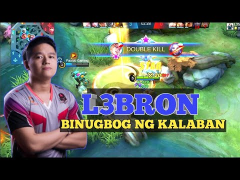 L3BRON BINUGBOG NG KALABAN | LANCELOT "L3BRON" GAMEPLAY 2021 | LANCELOT GAMEPLAY | MLBB