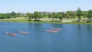 preview picture of video 'Welland Dragon Boat Festival 2014 ★ Race 19 ★ Niagara Harbour Hooligans'