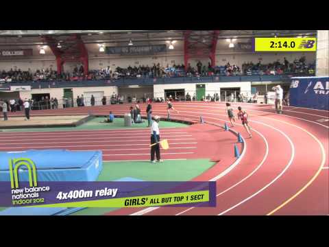 Girls 4x400m Section 3 - New Balance Indoor Nationals 2012