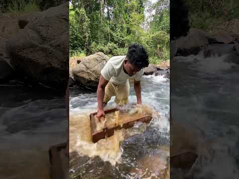 Ancient River Secret Reveals RARE Blue Sapphire!    }  Gem Mining on River  Gemstone Discovery |
