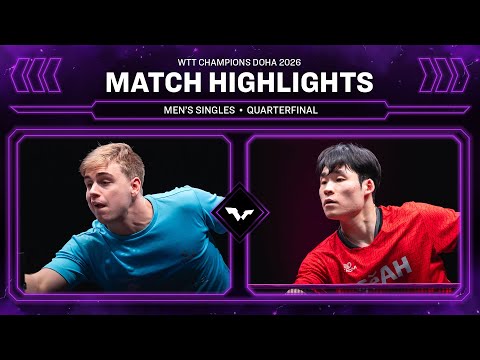 Truls Moregard vs Jang Woojin | MS QF | WTT Champions Doha 2026