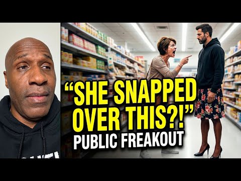 Woman GOES NUTS On Dude for Dressing Like a Female