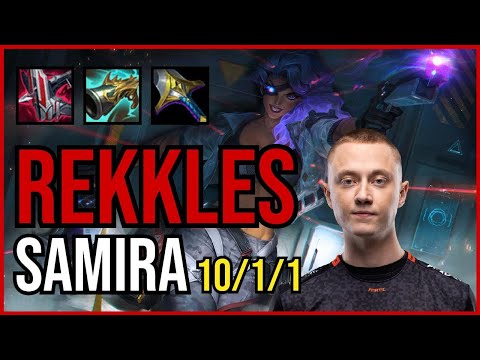 REKKLES - SAMIRA vs. CAITLYN ADC | EUW CHALLENGER | PATCH 11.2 | QUADRAKILL