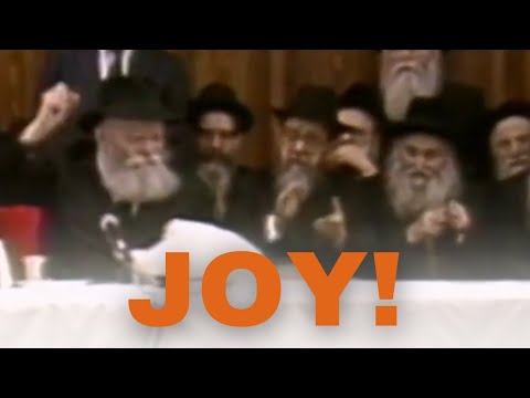 Incredible moments of JOY with the Lubavitcher Rebbe
