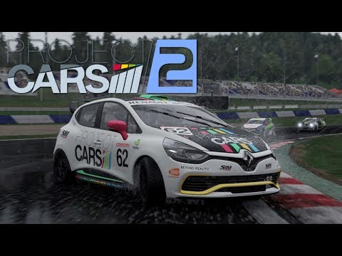 Project Cars 2 Super Wet Renault Clio Cup race with Subscribers