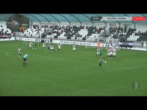Spartak Myjava - FC Tatran Prešov  26. kolo 2. ligy