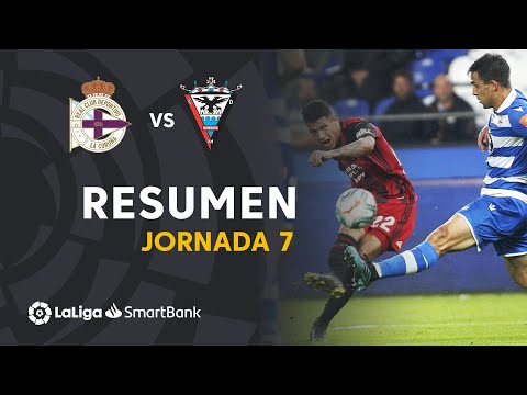 Resumen de RC Deportivo vs CD Mirandés (1-1)