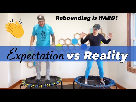 Expectation vs Reality: 10 Minute Beginner Rebounder Workout | Rebounding Is Harder Than It Looks!