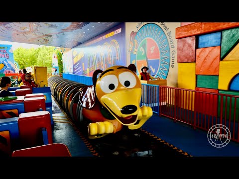 Slinky Dog Dash Coaster Ride POV Experience in 4K