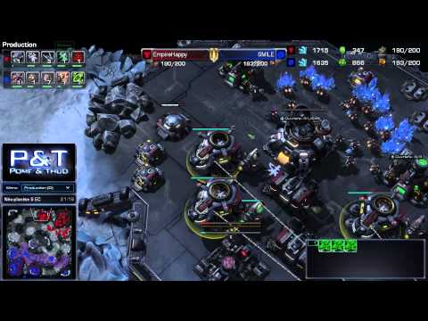 (HD793) Happy vs Smile - TvZ - Heart of the Swarm [FR]