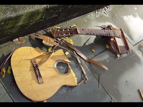 реставрация гитары Как сделать из семиструнной, шестиструнную