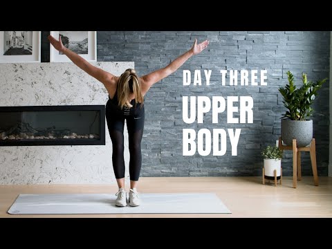 Day 3 Home Workout Challenge // UPPER BODY HIIT (No Equipment)