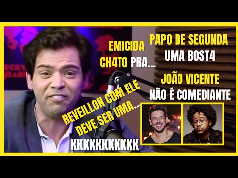 TENTE NÃO RIR | DETON4NDO ELENCO PAPO DE SEGUNDA | GUSTAVO MENDES & RAFINHA BASTOS