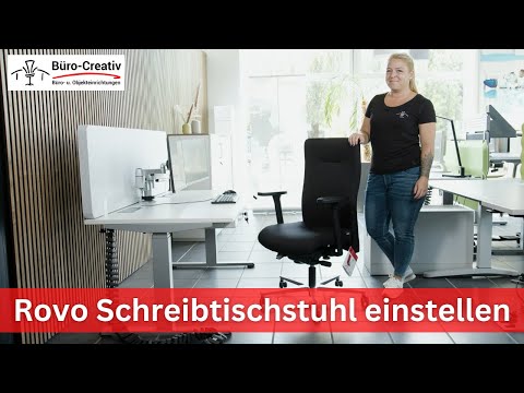Bürostuhl richtig einstellen: ROVO XP mit ERGO BALANCE | Ergonomie-Tipps für gesundes Sitzen
