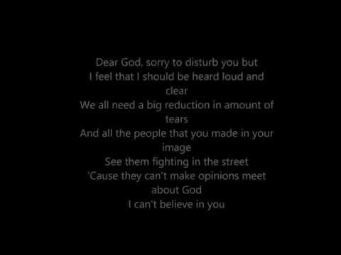 XTC - Dear God - Lyrics