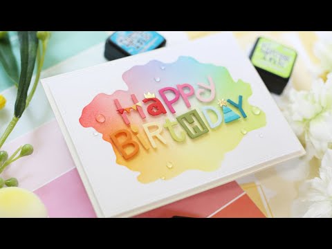 Creative Spark with Laura Bassen - Happy Birthday Card