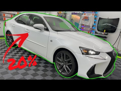 Lexus F Sport IS300 Factory Window Tint
