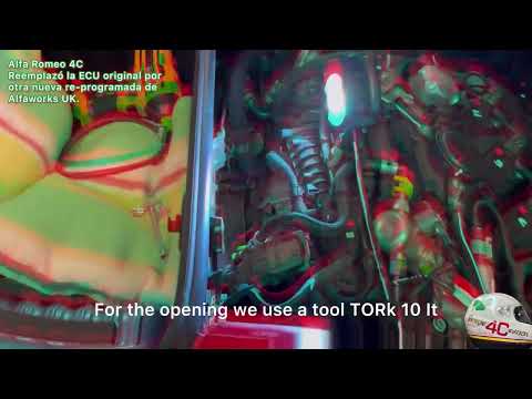Alfa Romeo 4C Instaló ECU Alfaworks y abrimos la Bosch MED17.3.3 para el desarrollo