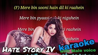 Aashiq Banaya Aapne Karaoke with Male voice and lyrics (Hate Story IV)