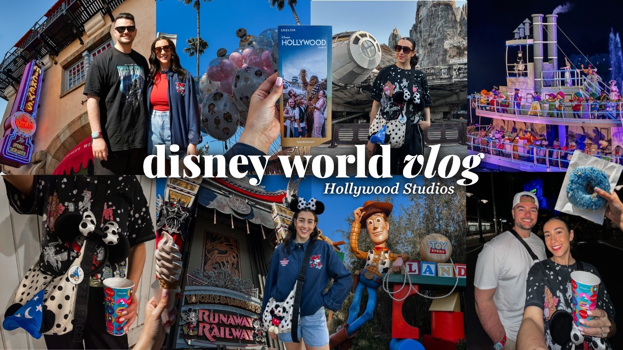 DISNEY WORLD VLOG! Hollywood Studios, Toy Story Land, Star Wars, Fantasmic, snacks, rides & more!