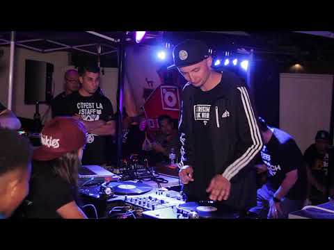 Cutfest LA 2017 Dj Falcon1 vs. Dj Selecta Kram beat juggling final