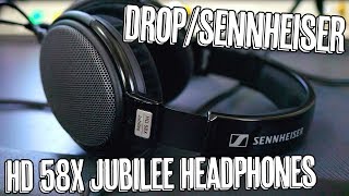 Video thumbnail for DROP x Sennheiser HD 58X Jubilee Headphones! by Riffs, Beards & Gear