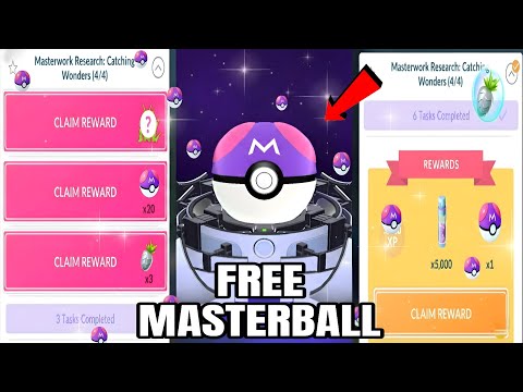 FREE MASTER BALL UNLOCKED! Pokémon GO Special Research Reward 🎯 #pokemon #pokemongo 