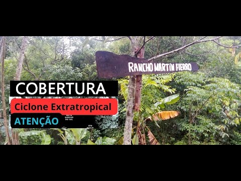CICLONE / FURACÃO NO RS, COBERTURA DO RANCHO MARTÍN FIERRO EM GLORINHA #ranchomartinfierro