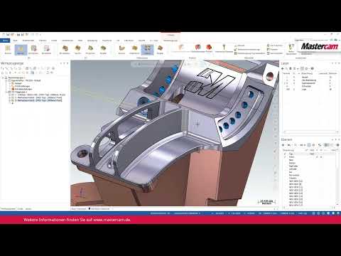 Mastercam 2023 |  Hybrid-Mehrachsen-Werkzeugweg