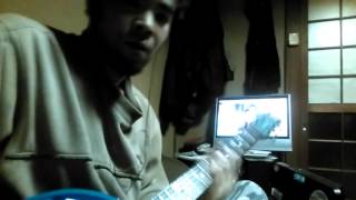 Lunachicks  drop dead  guitar　cover