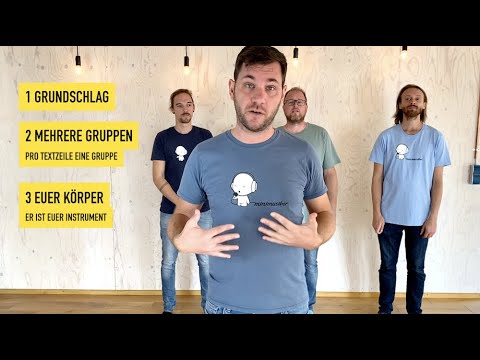 Rhythmical: ERKLÄRUNG (Bodypercussion mit den Minimusikern)