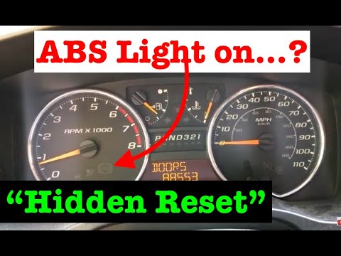 Part of a video titled How to do a "QUICK Reset" on your ABS System! - YouTube
